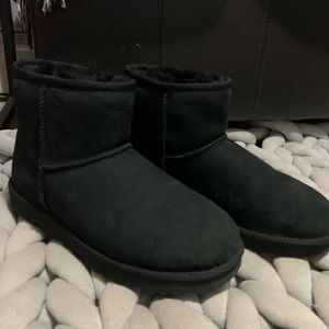 Like new- UGG classic mini size 7 black